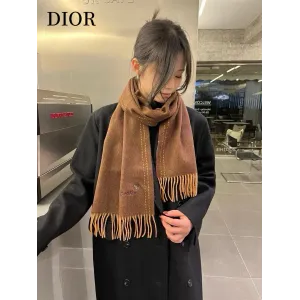 【DIOR  ディオール 】スカーフ  32*180cm  241210