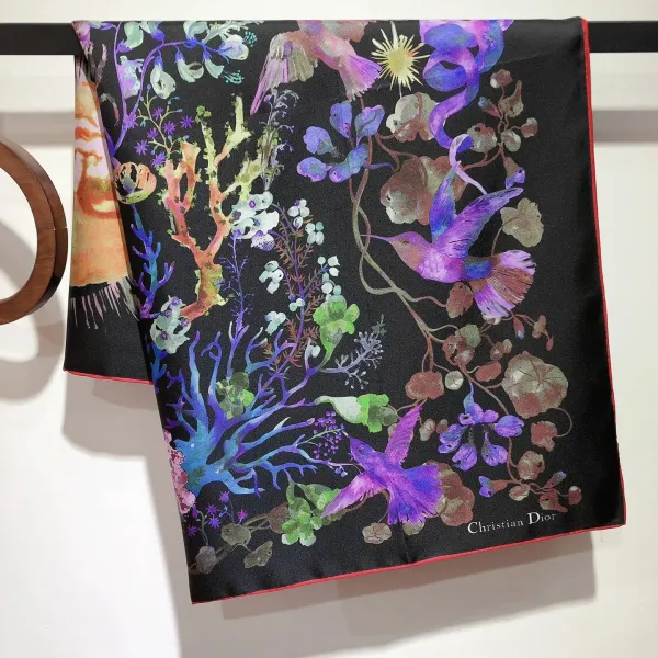【DIOR  ディオール 】スカーフ90*90cm  241108