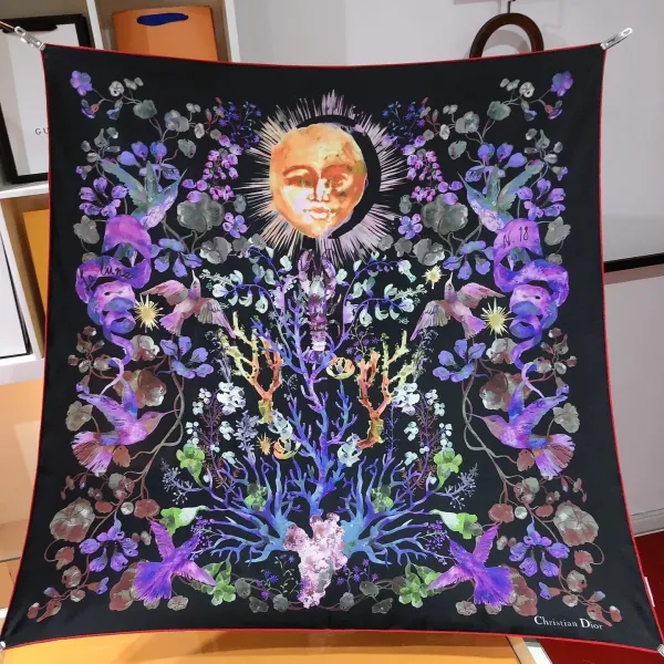 【DIOR  ディオール 】スカーフ90*90cm  241108