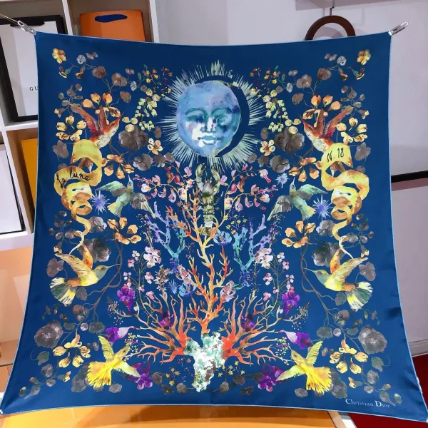 【DIOR  ディオール 】スカーフ90*90cm  241108