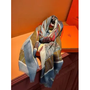 【HERMES エルメス 】スカーフ100*200CM  241210
