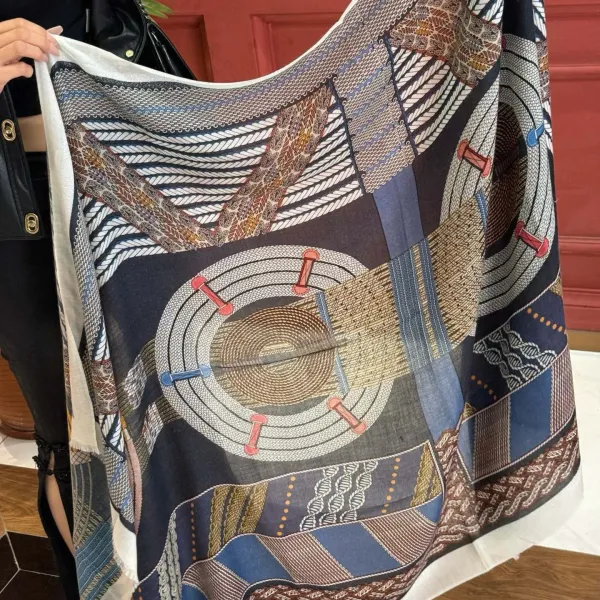 【HERMES エルメス 】スカーフ100*200CM 241210 【HERMES エルメス 】スカーフ100*200CM 241210