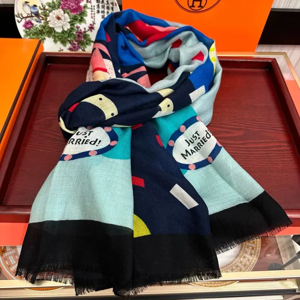 【HERMES エルメス 】スカーフ100*200CM 241210 【HERMES エルメス 】スカーフ100*200CM 241210