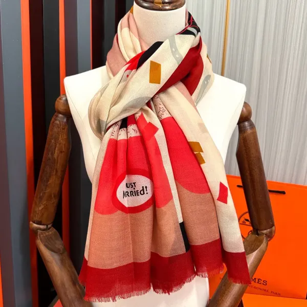 【HERMES エルメス 】スカーフ100*200CM 241210 【HERMES エルメス 】スカーフ100*200CM 241210