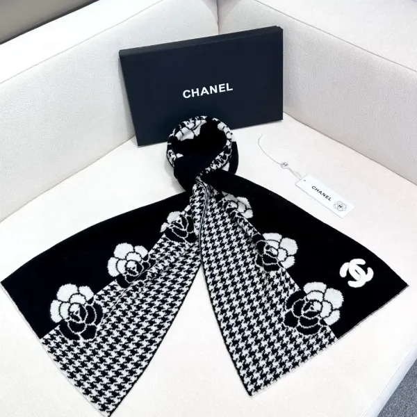 【CHANEL  シャネル 】スカーフ 33*180CM  241209