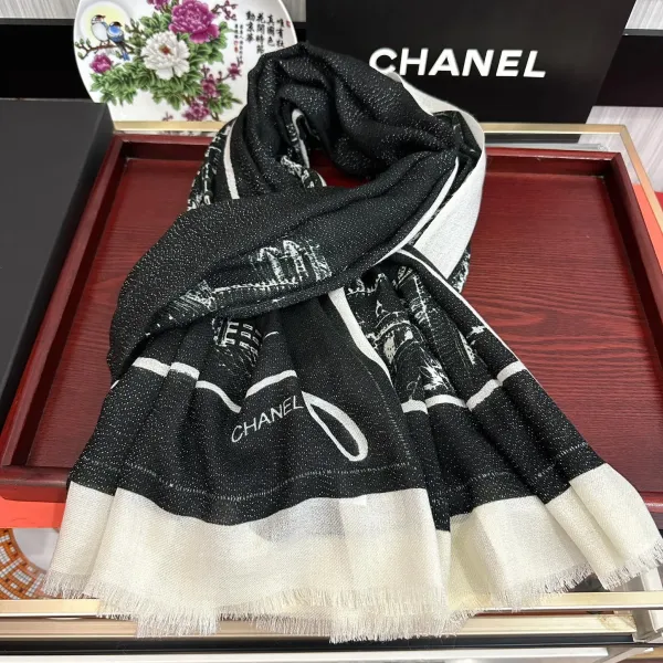 【CHANEL シャネル 】スカーフ100*200CM 241209 【CHANEL シャネル 】スカーフ100*200CM 241209