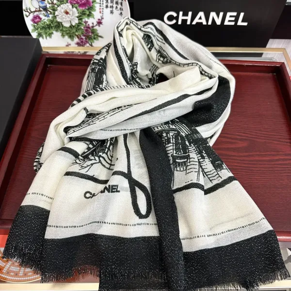 【CHANEL シャネル 】スカーフ100*200CM 241209 【CHANEL シャネル 】スカーフ100*200CM 241209