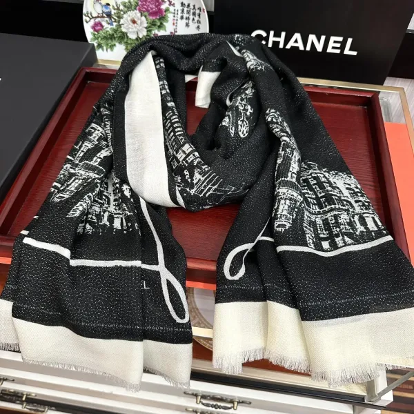 【CHANEL シャネル 】スカーフ100*200CM 241209 【CHANEL シャネル 】スカーフ100*200CM 241209