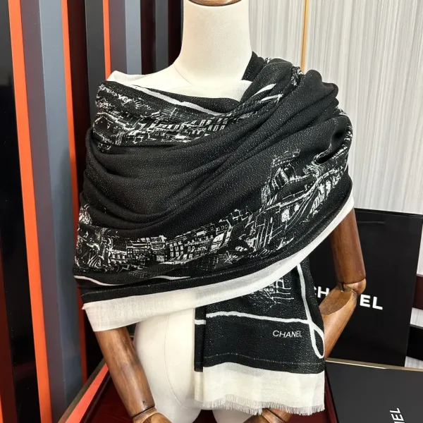 【CHANEL シャネル 】スカーフ100*200CM 241209 【CHANEL シャネル 】スカーフ100*200CM 241209