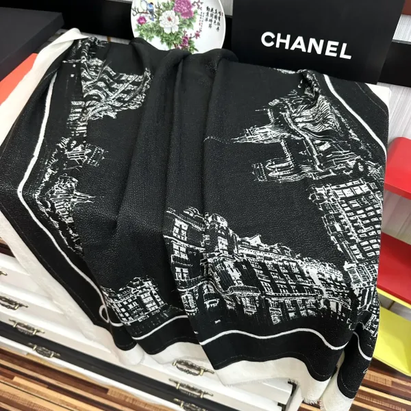 【CHANEL シャネル 】スカーフ100*200CM 241209 【CHANEL シャネル 】スカーフ100*200CM 241209