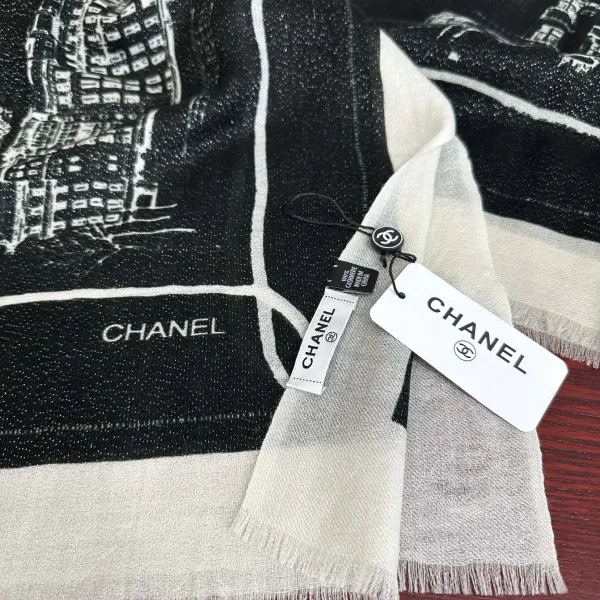 【CHANEL シャネル 】スカーフ100*200CM 241209 【CHANEL シャネル 】スカーフ100*200CM 241209