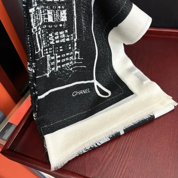 【CHANEL シャネル 】スカーフ100*200CM 241209 【CHANEL シャネル 】スカーフ100*200CM 241209