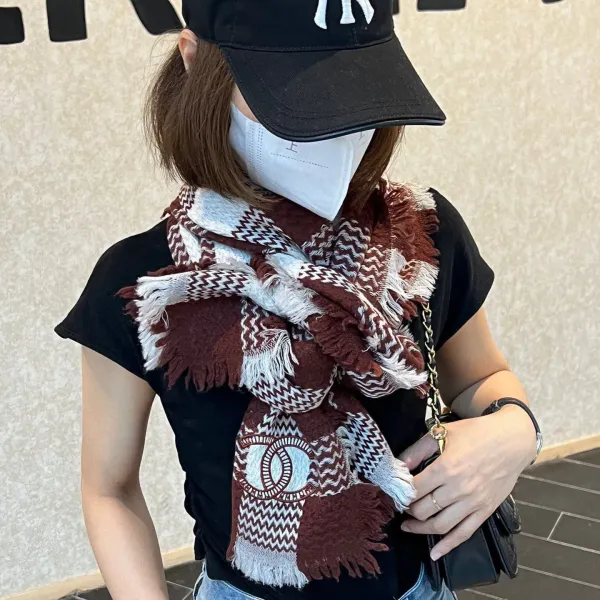 【CHANEL  シャネル 】スカーフ45*200CM  241209