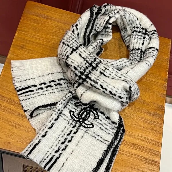 【CHANEL シャネル 】スカーフ185*30CM 241107 【CHANEL シャネル 】スカーフ185*30CM 241107