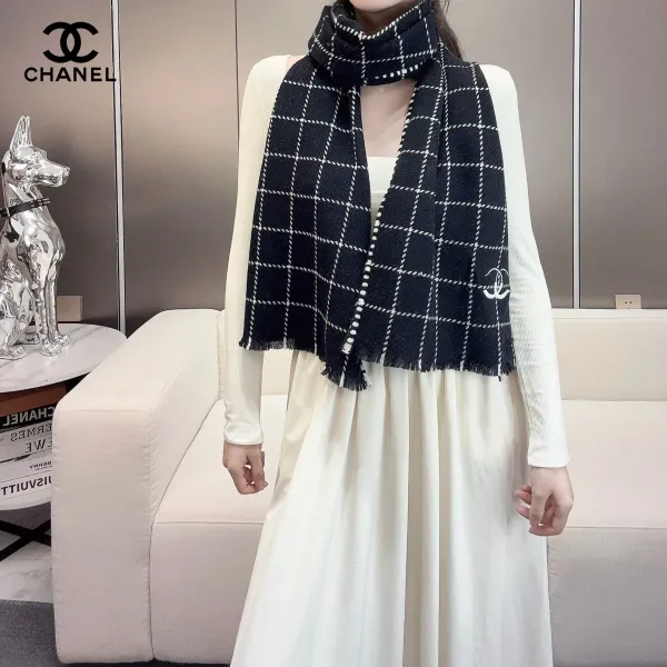 【CHANEL シャネル 】スカーフ38*185CM 241107 【CHANEL シャネル 】スカーフ38*185CM 241107