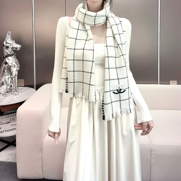 【CHANEL シャネル 】スカーフ38*185CM 241107 【CHANEL シャネル 】スカーフ38*185CM 241107