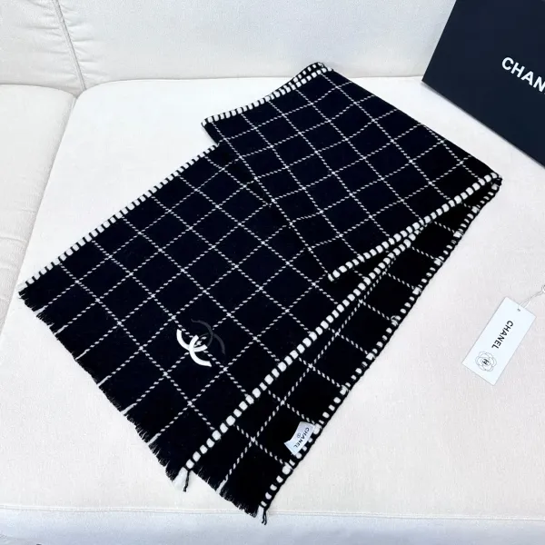 【CHANEL シャネル 】スカーフ38*185CM 241107 【CHANEL シャネル 】スカーフ38*185CM 241107