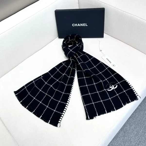 【CHANEL シャネル 】スカーフ38*185CM 241107 【CHANEL シャネル 】スカーフ38*185CM 241107