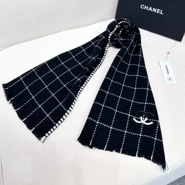 【CHANEL シャネル 】スカーフ38*185CM 241107 【CHANEL シャネル 】スカーフ38*185CM 241107