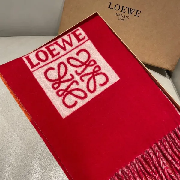 【LOEWE ロエベ】スカーフ30*190CM 241207 【LOEWE ロエベ】スカーフ30*190CM 241207