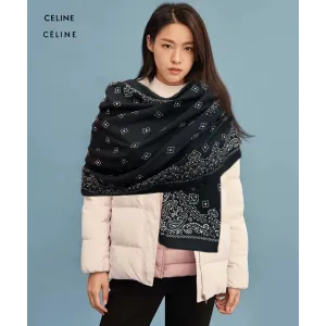 【CELINE セリーヌ】スカーフ 65*185CM  241108