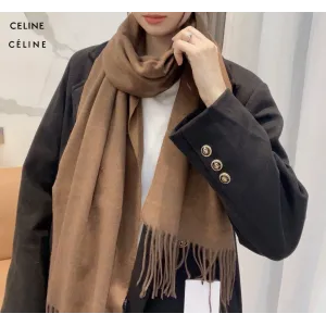 【CELINE セリーヌ】スカーフ 37*200CM  241108
