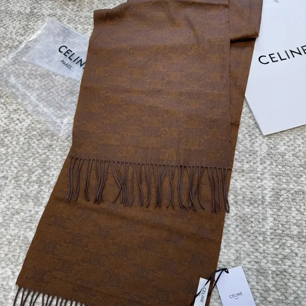 【CELINE セリーヌ】スカーフ 37*200CM 241108 【CELINE セリーヌ】スカーフ 37*200CM 241108