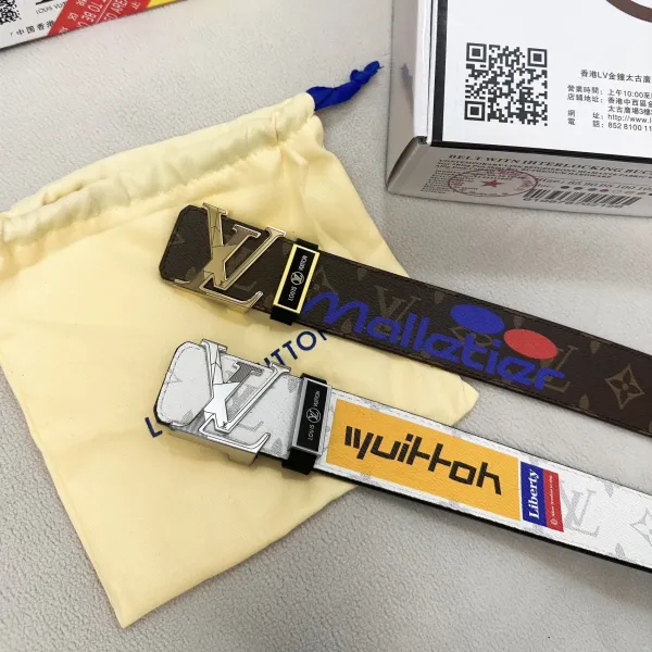 【LOUIS VUITTON】(ルイヴィトン) 3.8cmベルト メンズ 【LOUIS VUITTON】(ルイヴィトン) 3.8cmベルト メンズ