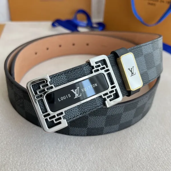 【 LOUIS VUITTON】(ルイヴィトン) 3.8cmベルト メンズ 【 LOUIS VUITTON】(ルイヴィトン) 3.8cmベルト メンズ