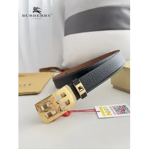 【BURBERRY】(バーバリー) 3.5cmベルト メンズ
