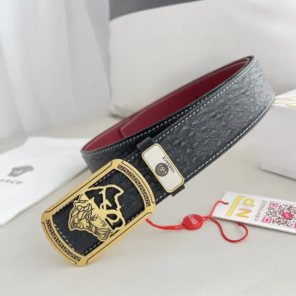 【VERSACE】(ヴェルサーチ) 3.8cmベルト メンズ 240903 【VERSACE】(ヴェルサーチ) 3.8cmベルト メンズ 240903
