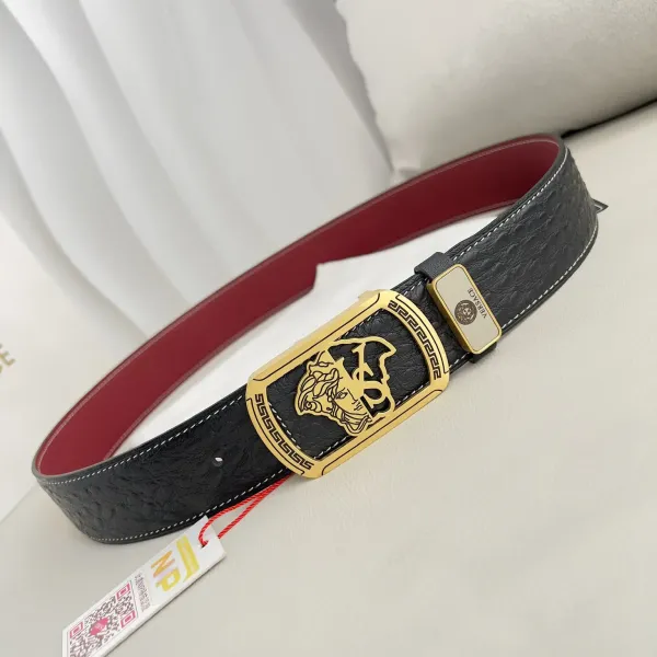 【VERSACE】(ヴェルサーチ) 3.8cmベルト メンズ 240903 【VERSACE】(ヴェルサーチ) 3.8cmベルト メンズ 240903