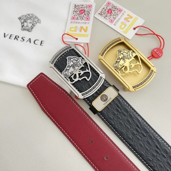 【VERSACE】(ヴェルサーチ) 3.8cmベルト メンズ 240903 【VERSACE】(ヴェルサーチ) 3.8cmベルト メンズ 240903