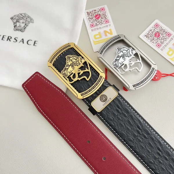 【VERSACE】(ヴェルサーチ) 3.8cmベルト メンズ 240903 【VERSACE】(ヴェルサーチ) 3.8cmベルト メンズ 240903