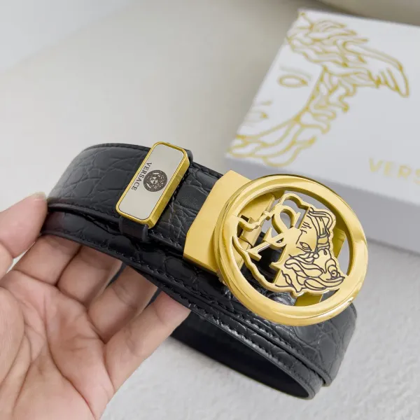 【VERSACE】(ヴェルサーチ) 3.5cmベルト メンズ 240903 【VERSACE】(ヴェルサーチ) 3.5cmベルト メンズ 240903