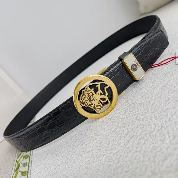 【VERSACE】(ヴェルサーチ) 3.5cmベルト メンズ 240903 【VERSACE】(ヴェルサーチ) 3.5cmベルト メンズ 240903