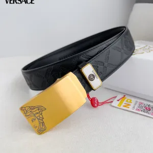 【VERSACE】(ヴェルサーチ) 3.5cmベルト メンズ 240903