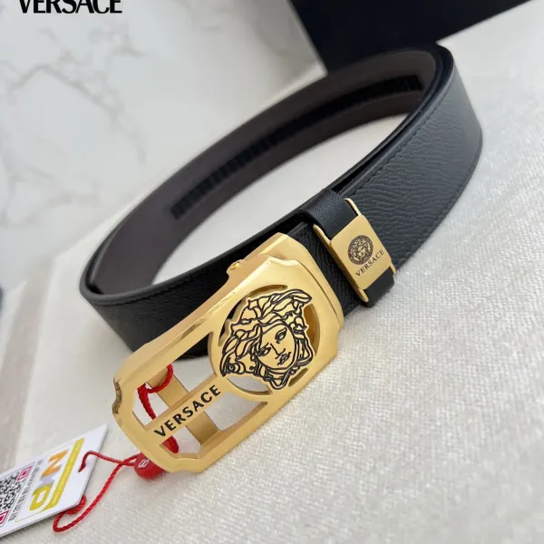 【VERSACE】(ヴェルサーチ) 3.8cmベルト メンズ 240903 【VERSACE】(ヴェルサーチ) 3.8cmベルト メンズ 240903