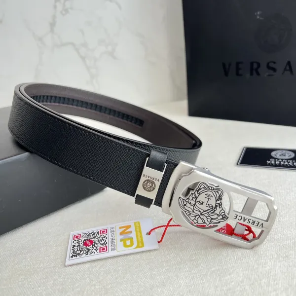 【VERSACE】(ヴェルサーチ) 3.8cmベルト メンズ 240903 【VERSACE】(ヴェルサーチ) 3.8cmベルト メンズ 240903