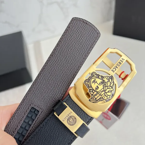 【VERSACE】(ヴェルサーチ) 3.8cmベルト メンズ 240903 【VERSACE】(ヴェルサーチ) 3.8cmベルト メンズ 240903