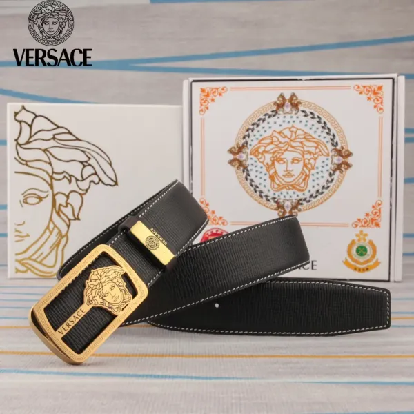 【VERSACE】(ヴェルサーチ) 3.8cmベルト メンズ 240903 【VERSACE】(ヴェルサーチ) 3.8cmベルト メンズ 240903