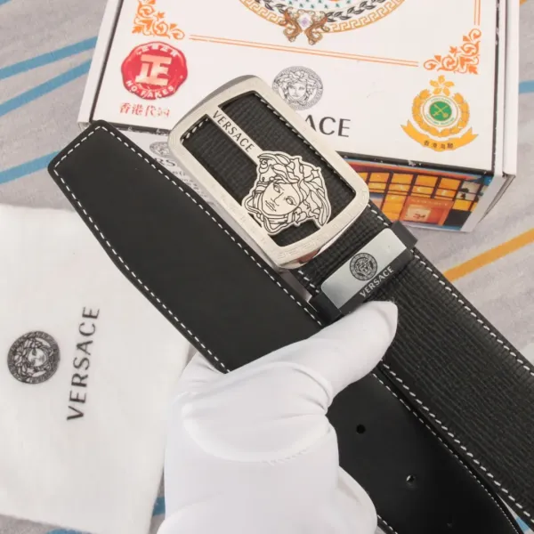 【VERSACE】(ヴェルサーチ) 3.8cmベルト メンズ 240903 【VERSACE】(ヴェルサーチ) 3.8cmベルト メンズ 240903
