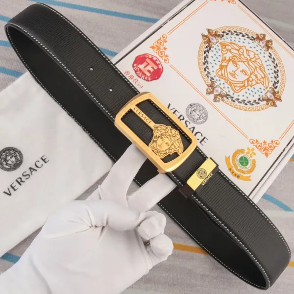 【VERSACE】(ヴェルサーチ) 3.8cmベルト メンズ 240903 【VERSACE】(ヴェルサーチ) 3.8cmベルト メンズ 240903