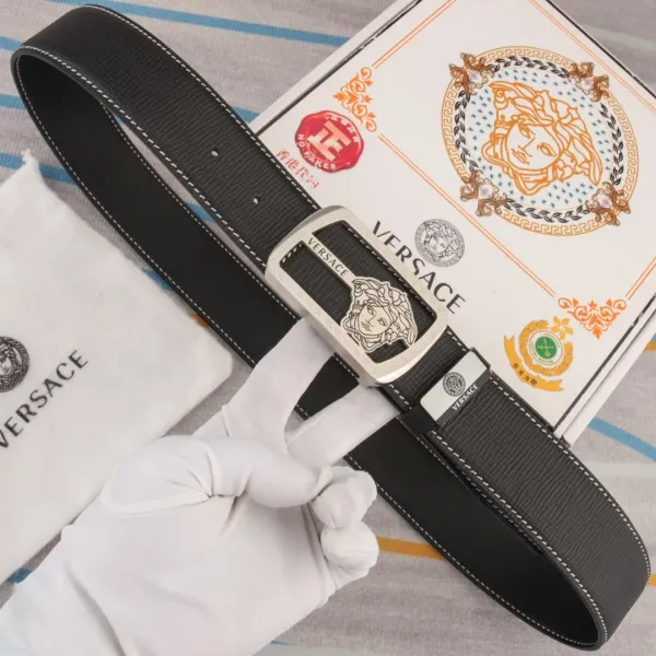 【VERSACE】(ヴェルサーチ) 3.8cmベルト メンズ 240903 【VERSACE】(ヴェルサーチ) 3.8cmベルト メンズ 240903