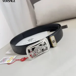 【VERSACE】(ヴェルサーチ) 3.5cmベルト メンズ 24706