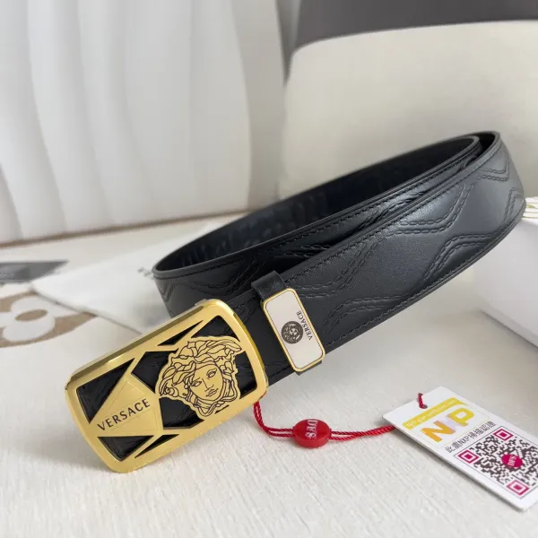 【VERSACE】(ヴェルサーチ) 3.8cmベルト メンズ 24706 【VERSACE】(ヴェルサーチ) 3.8cmベルト メンズ 24706