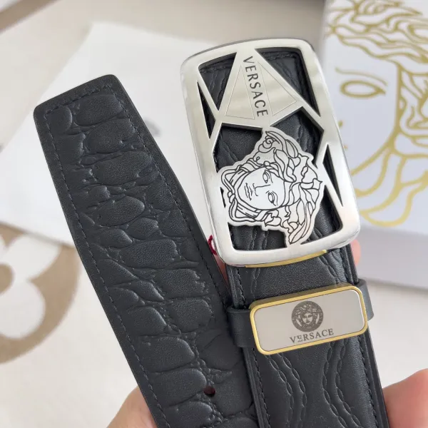 【VERSACE】(ヴェルサーチ) 3.8cmベルト メンズ 24706 【VERSACE】(ヴェルサーチ) 3.8cmベルト メンズ 24706