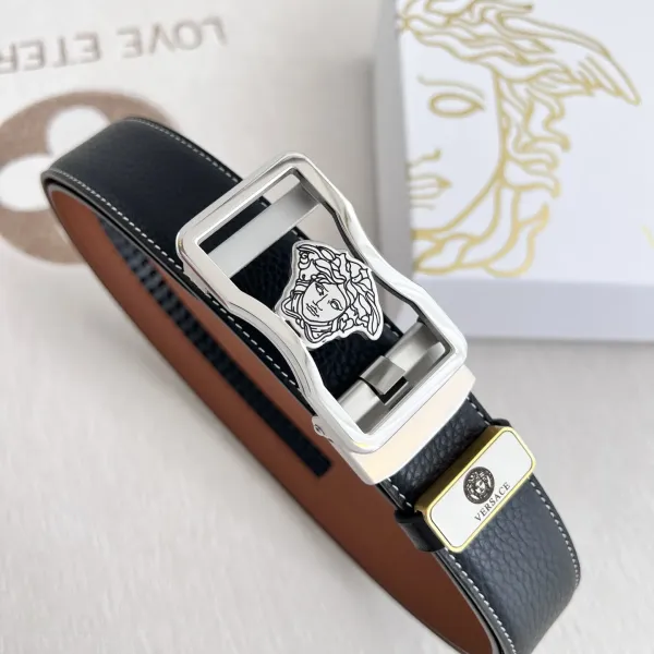 【VERSACE】(ヴェルサーチ) 3.5cmベルト メンズ 24706