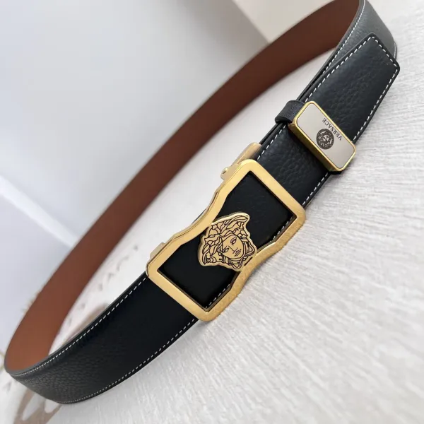 【VERSACE】(ヴェルサーチ) 3.5cmベルト メンズ 24706