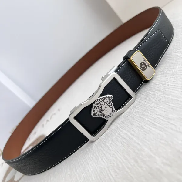 【VERSACE】(ヴェルサーチ) 3.5cmベルト メンズ 24706